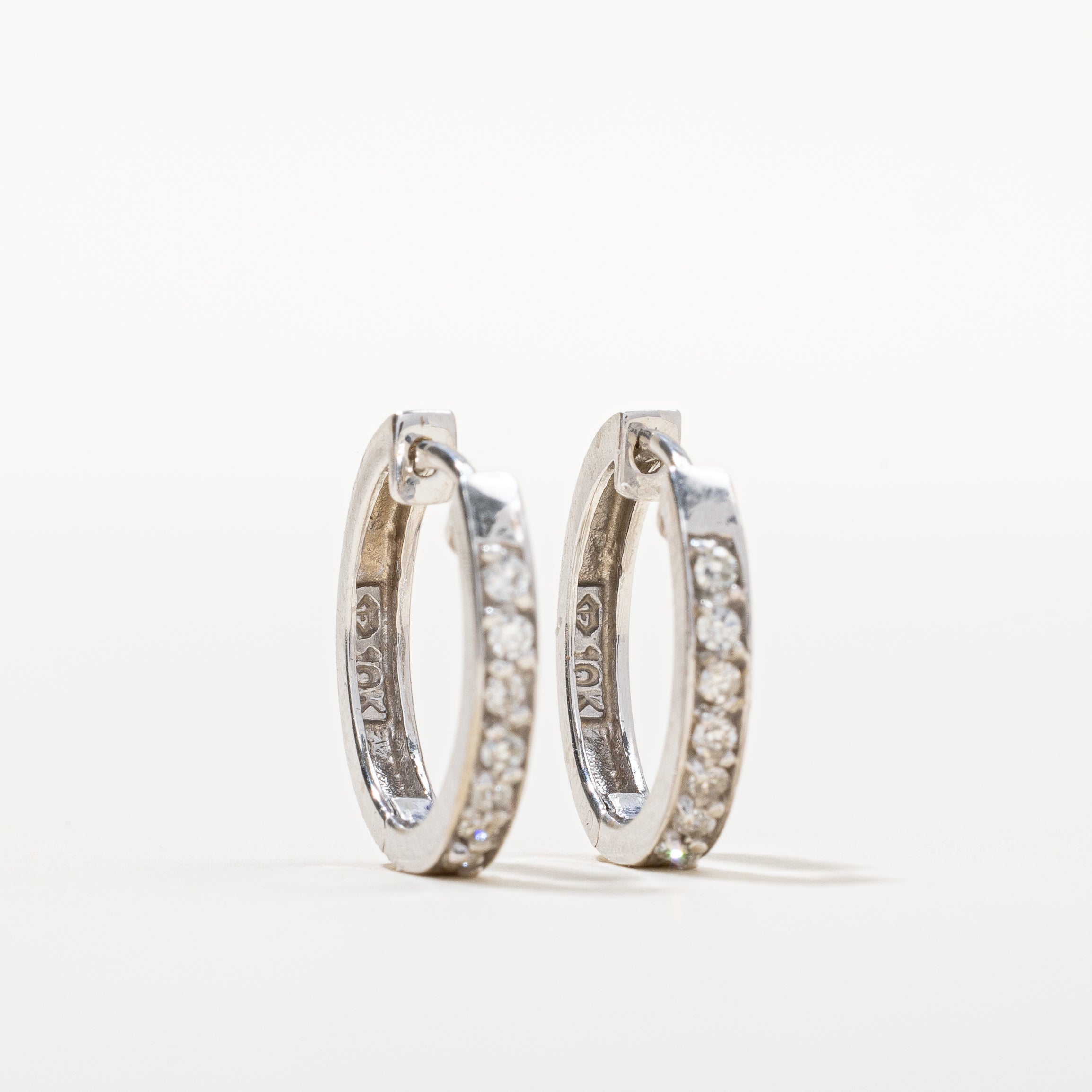 Diamond Huggie Earrings | 0.14ctw |