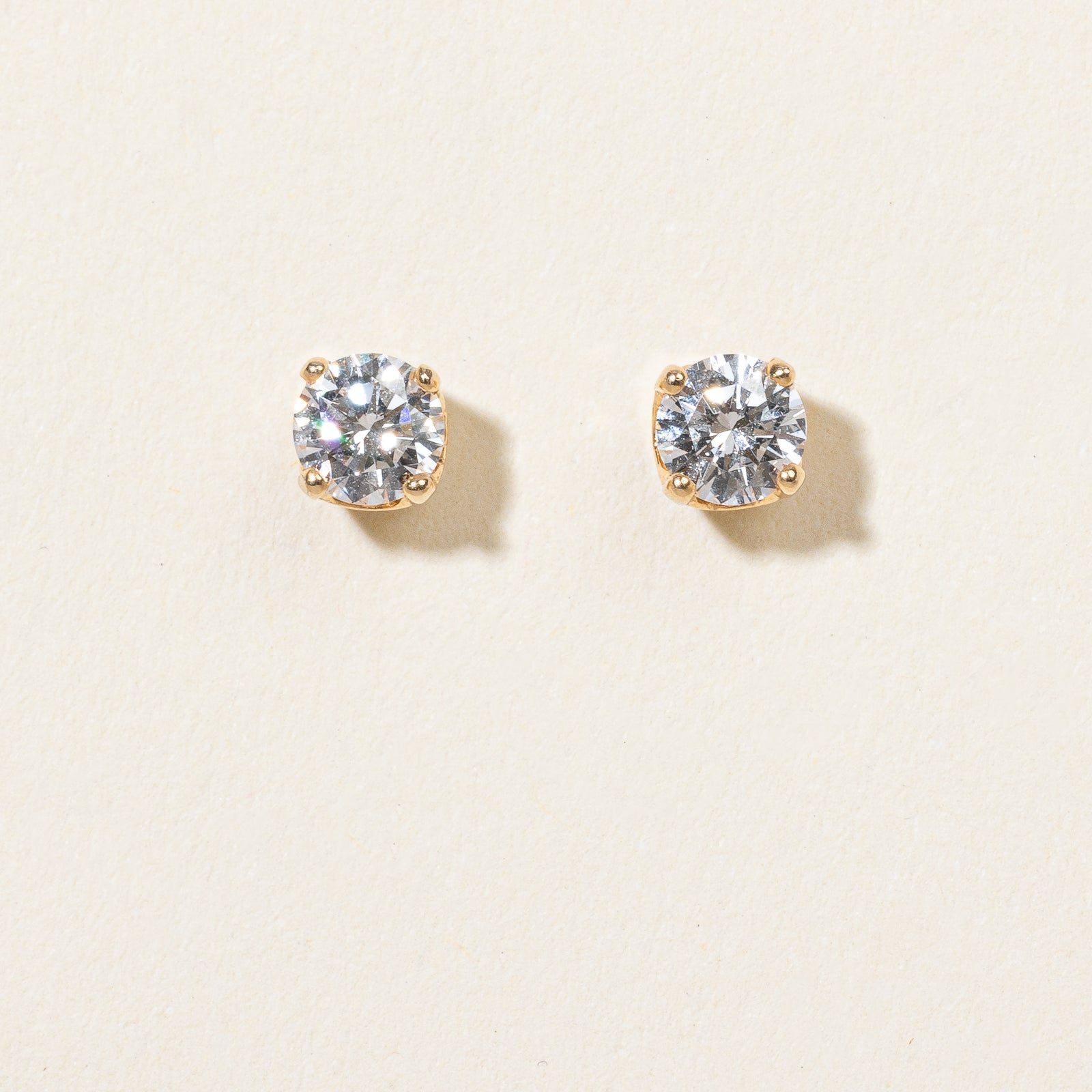 Diamond Stud Earrings | 0.55ctw |
