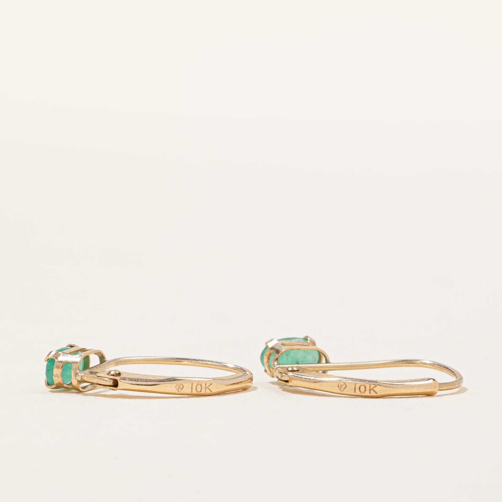 Emerald Hoop Earrings | 0.30ctw |