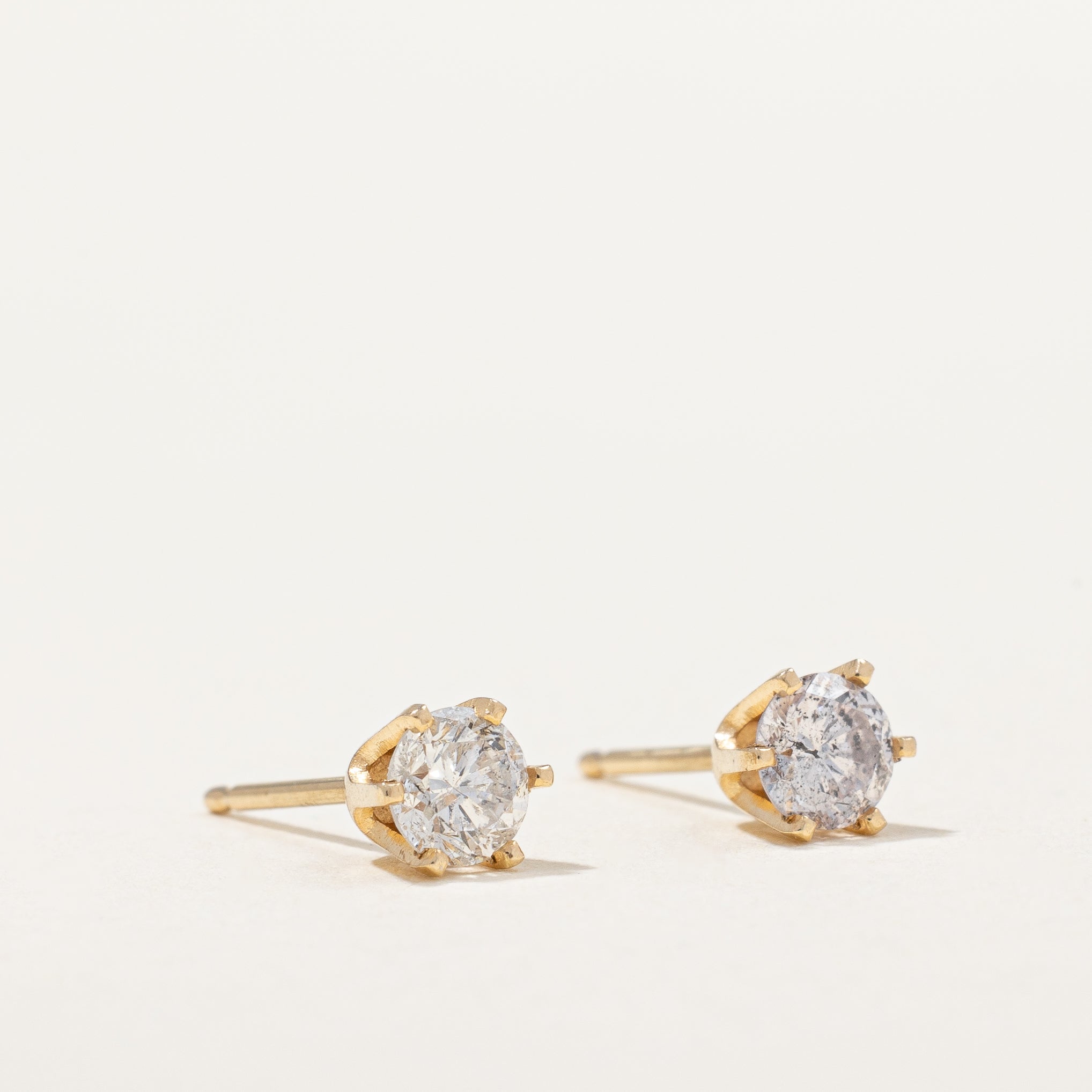 Boucles d'oreilles puces en diamant | 0,52 ct |