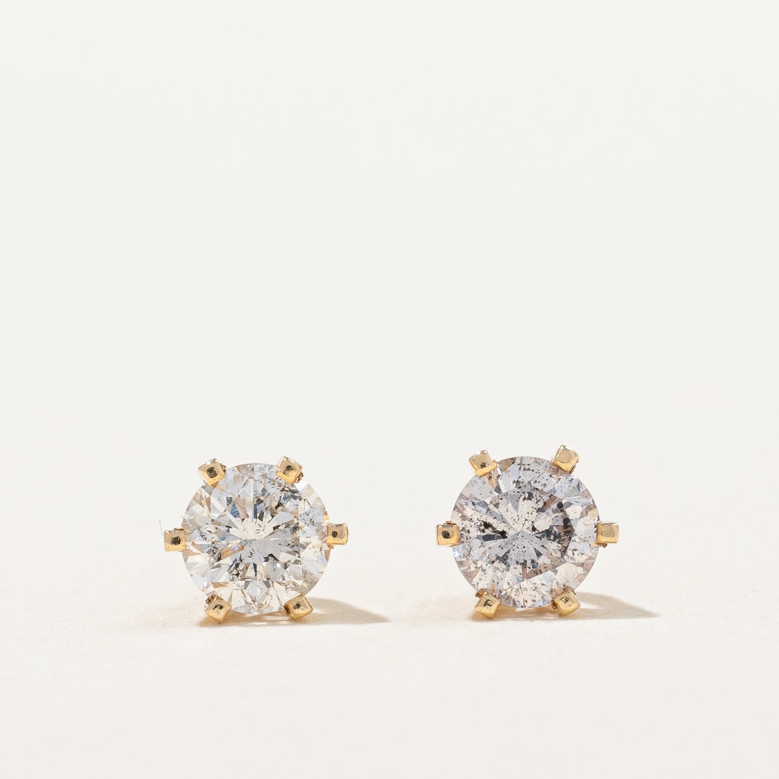 Boucles d'oreilles puces en diamant | 0,52 ct |