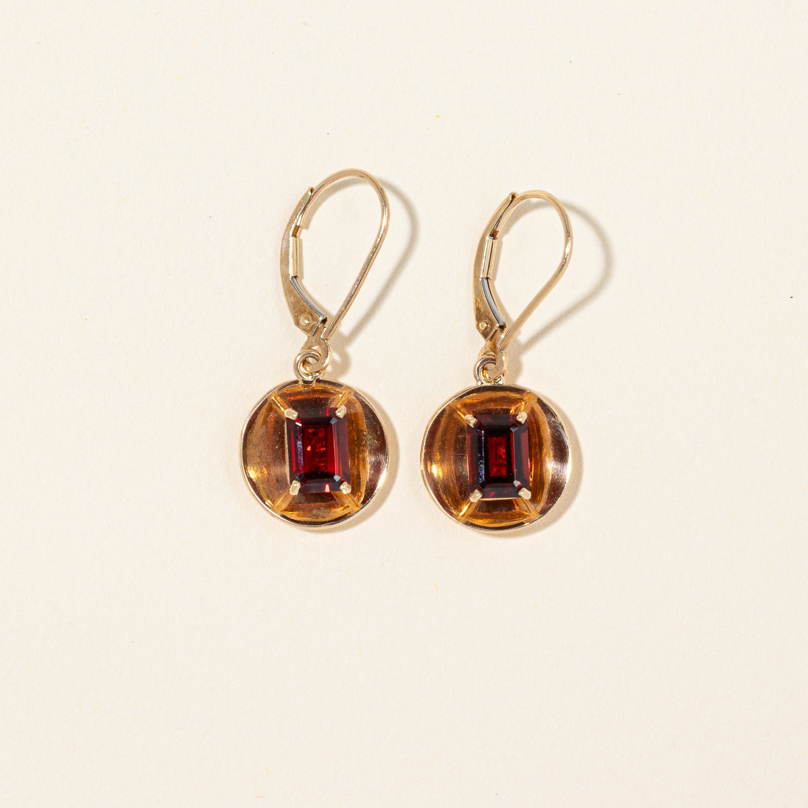 Boucles d'oreilles pendantes en grenat | 5,00 ct |
