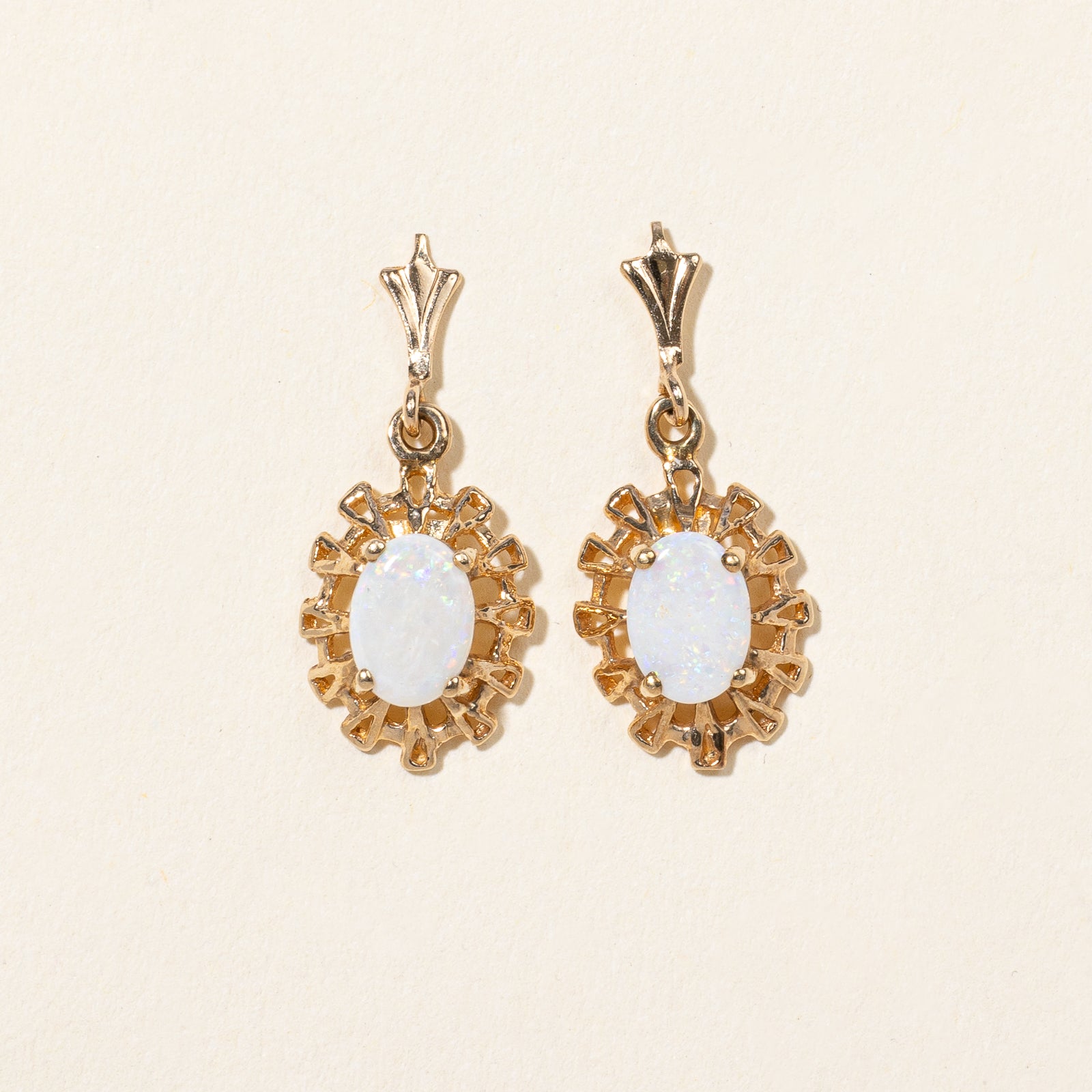 Opal Ornate Earrings | 0.46ctw |