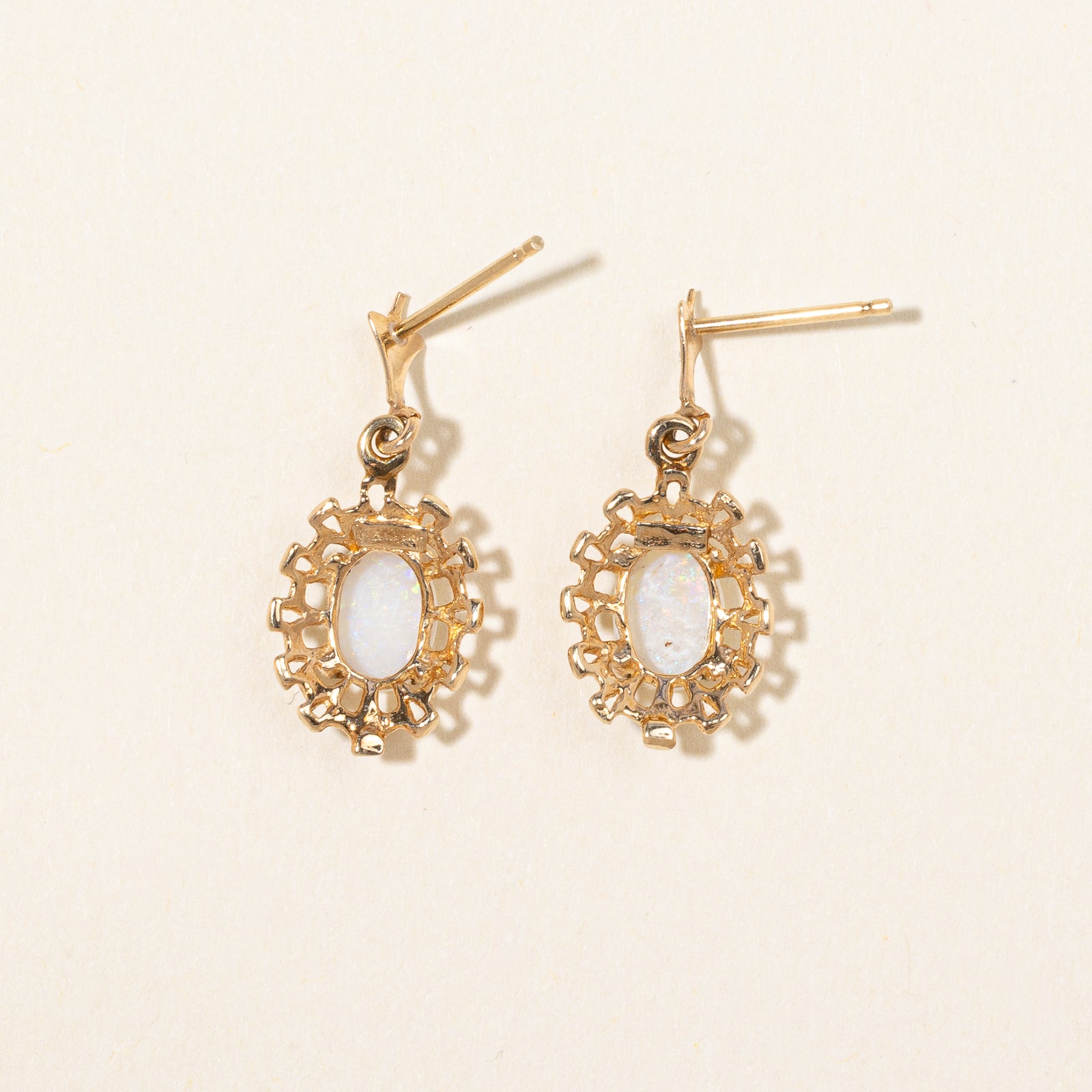 Opal Ornate Earrings | 0.46ctw |