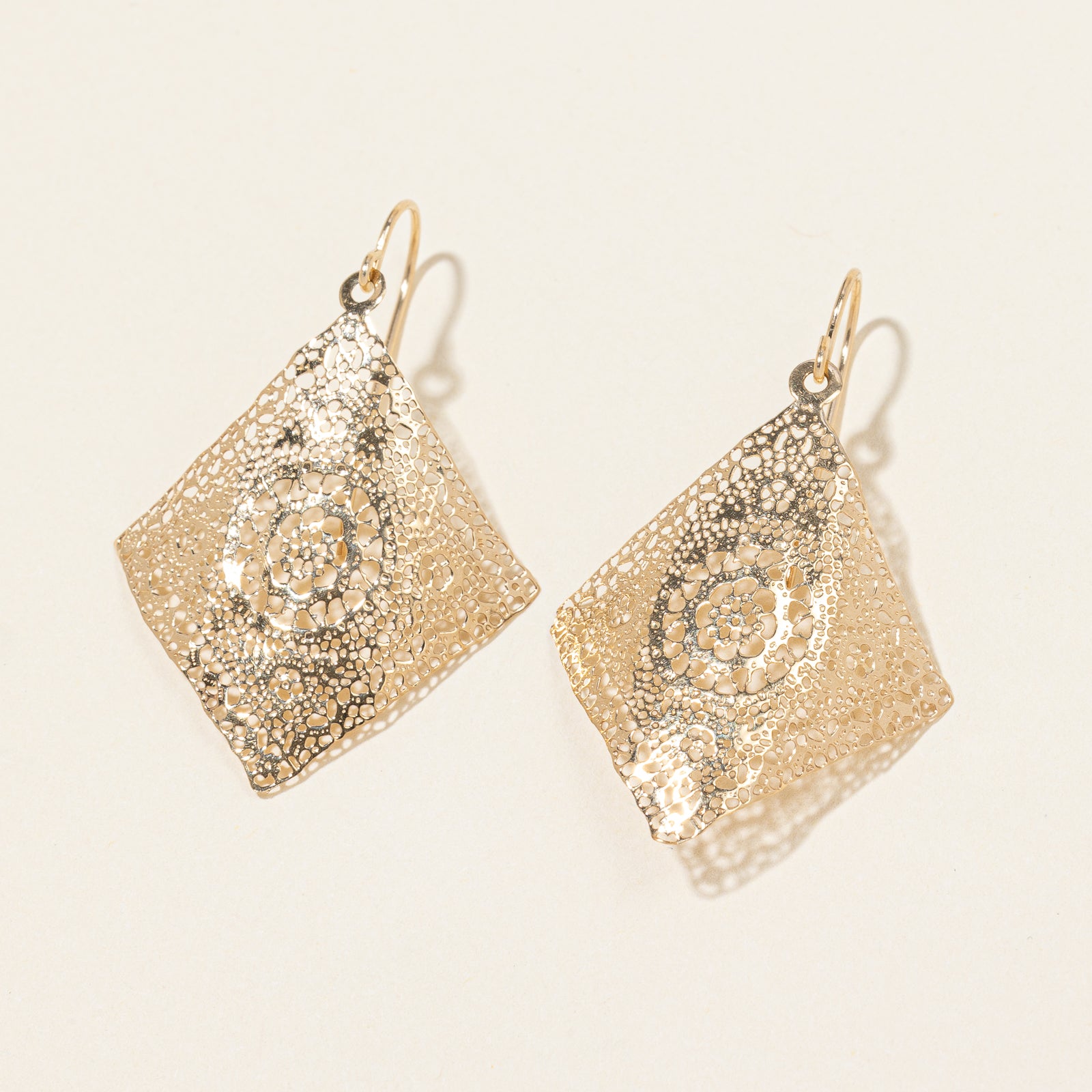 14k Filigree Earrings |