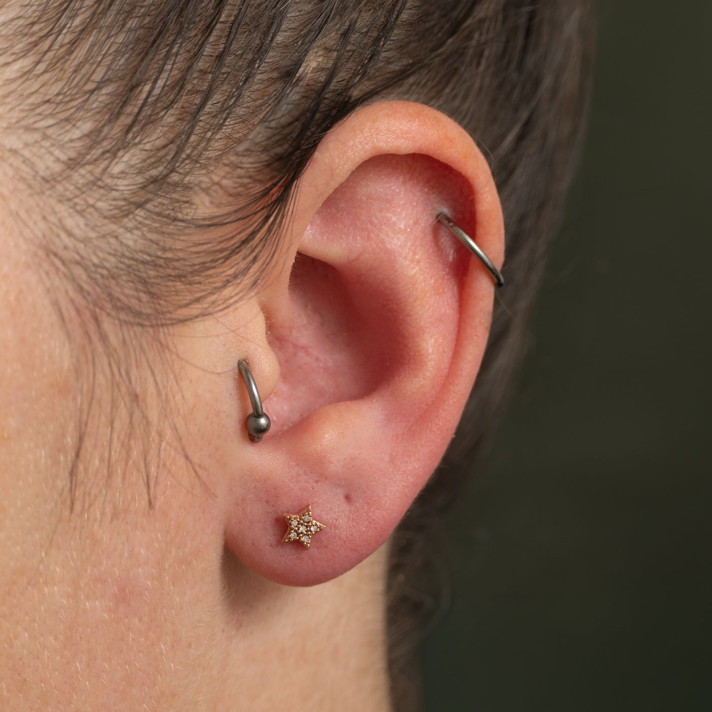Boucles d'oreilles Diamond Star