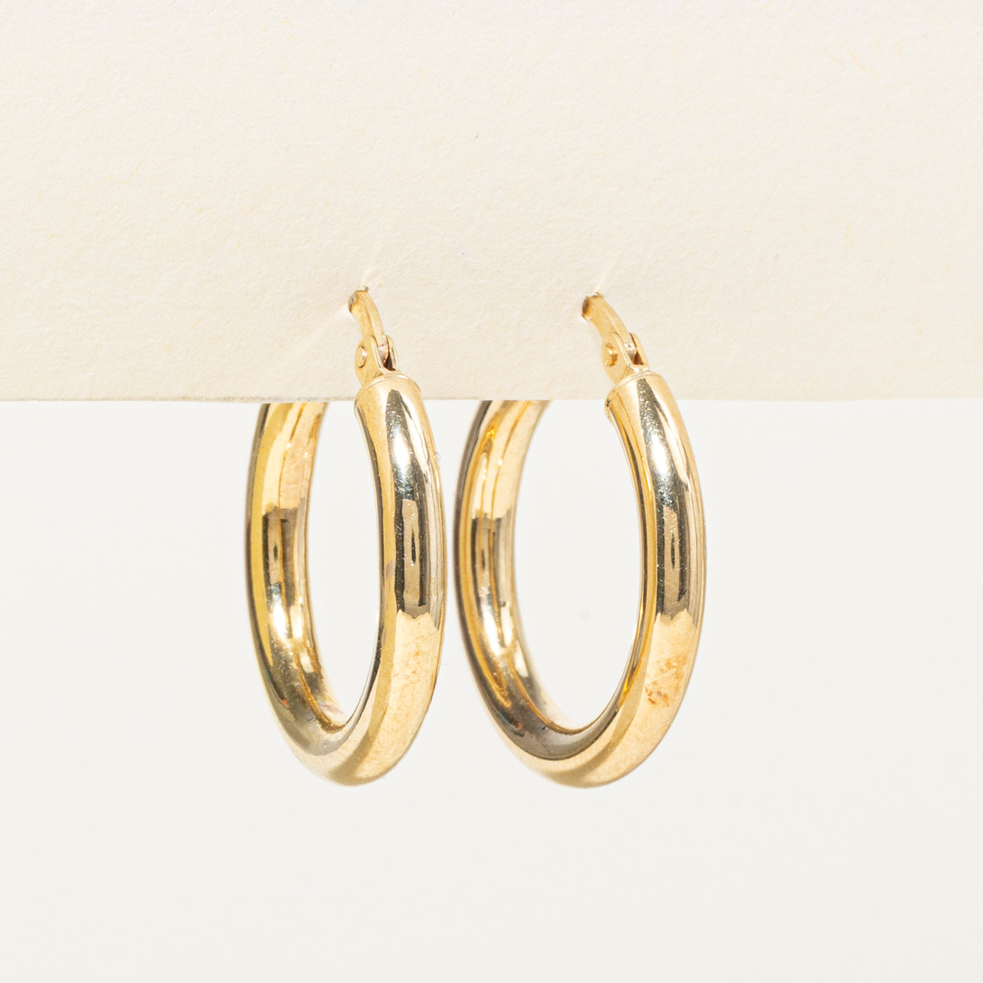 10k Yellow Gold Hoops