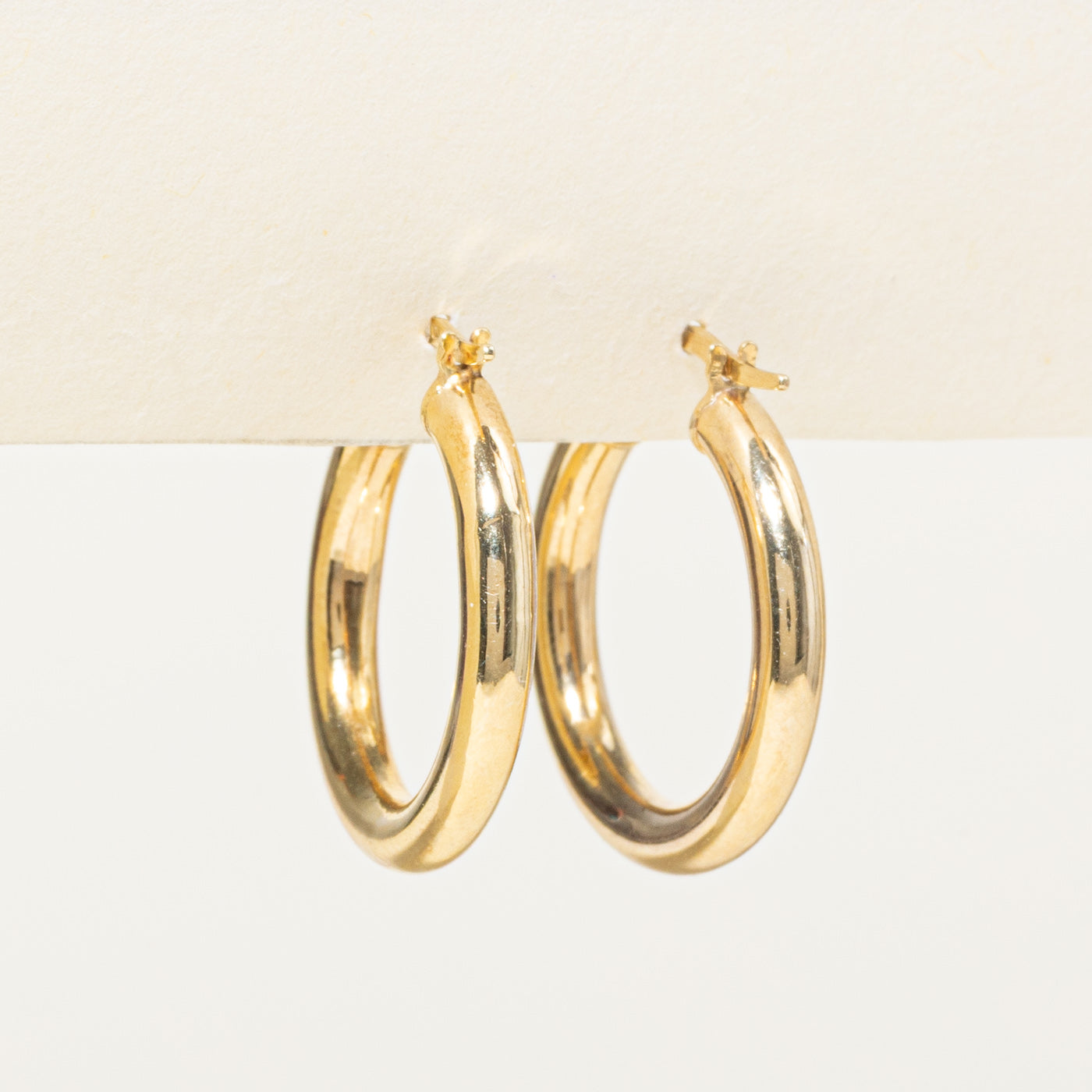 10k Yellow Gold Hoops