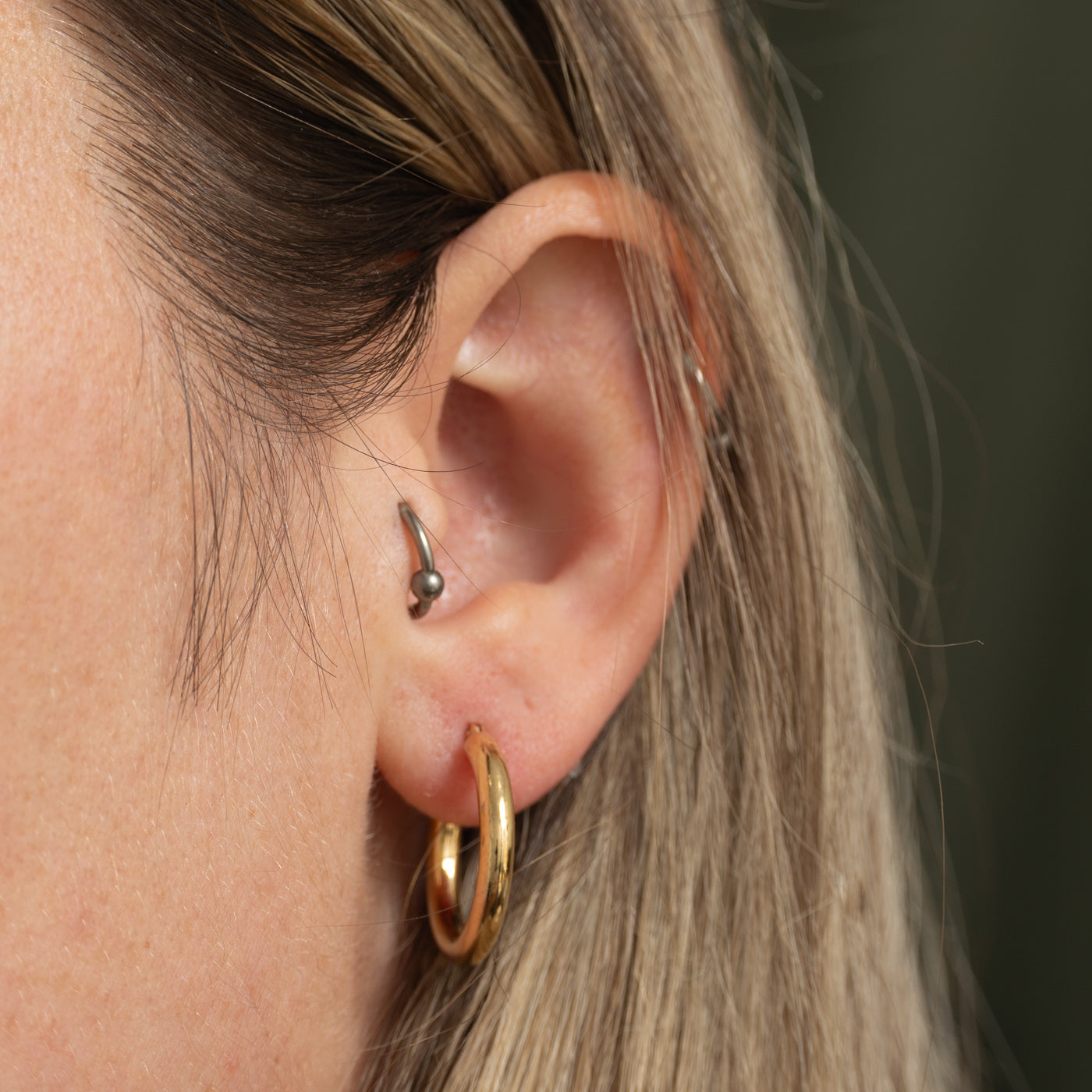 10k Yellow Gold Hoops