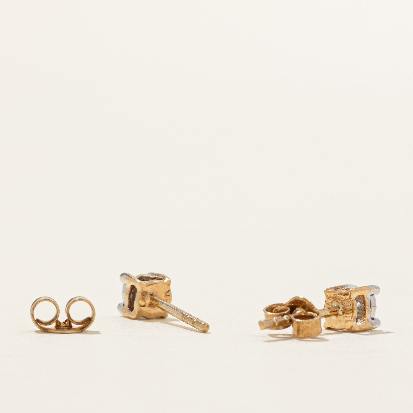 Illusion Set Diamond Stud Earrings