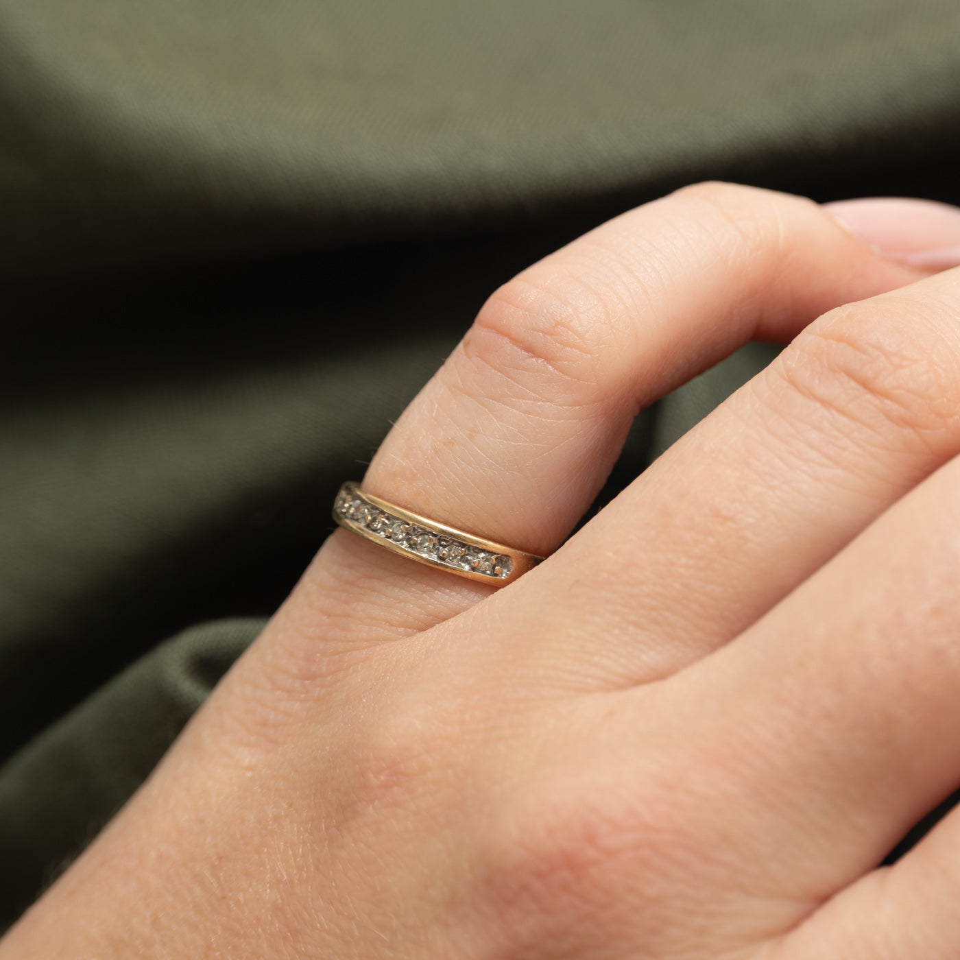 Semi Eternity Diamond Band | SZ 4.5