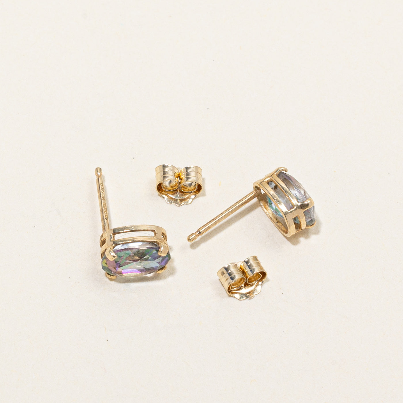 Mystic Topaz Stud Earrings | 1.60ctw |