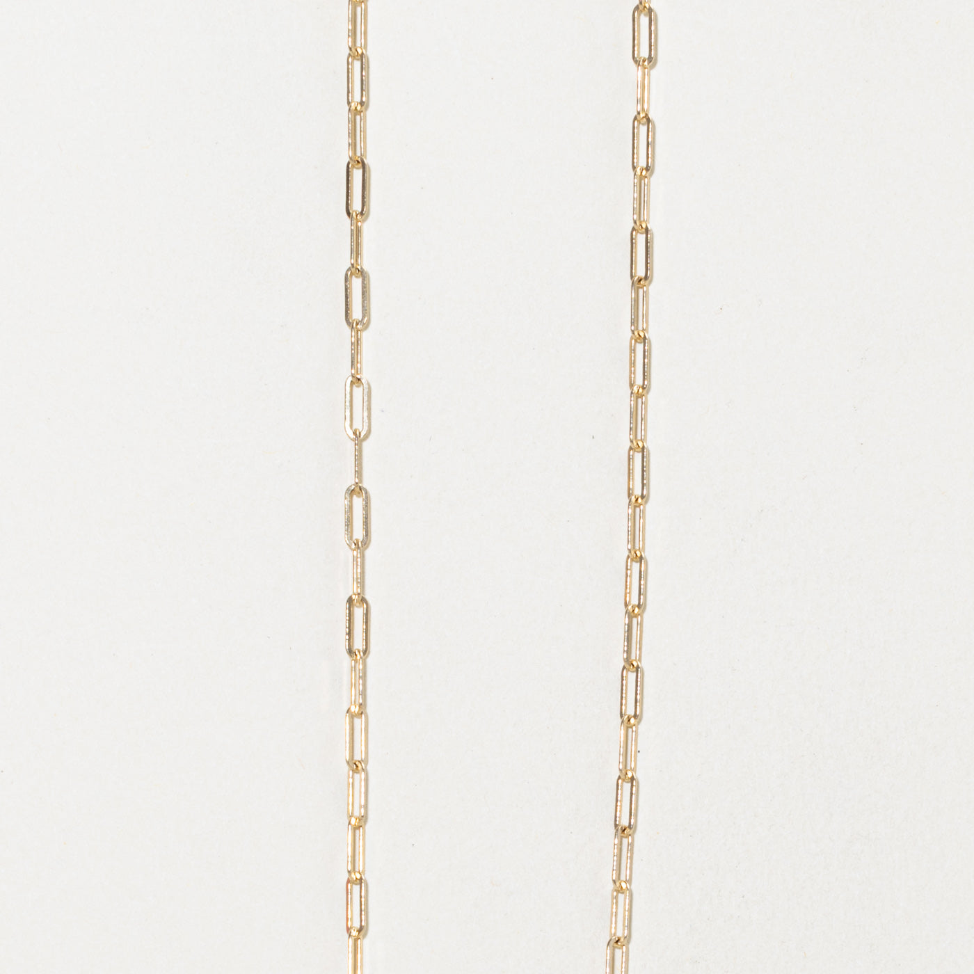 '100 Ways' 14k Yellow Gold Paperclip Charm Necklace | 21"