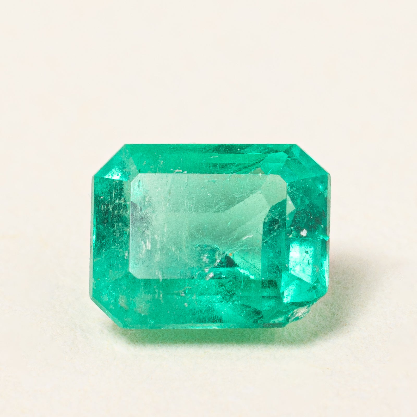 Rectangular Step Cut Loose Columbian Emerald | 0.59ct |