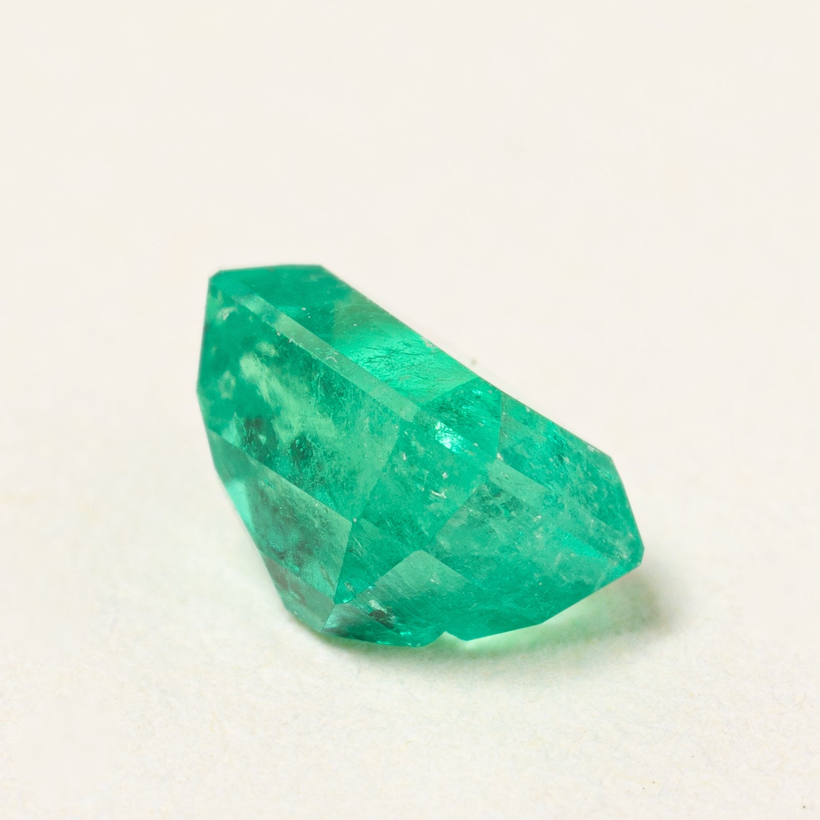 Rectangular Step Cut Loose Columbian Emerald | 0.59ct |