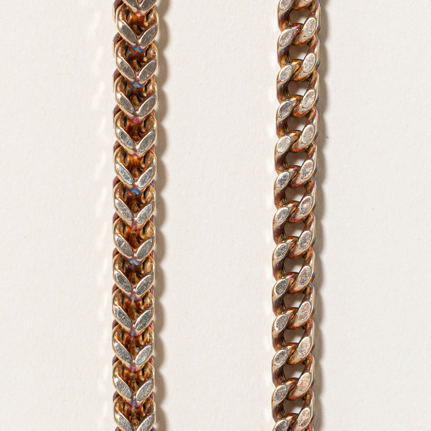 10k Yellow Gold Foxtail Chain | 22" |