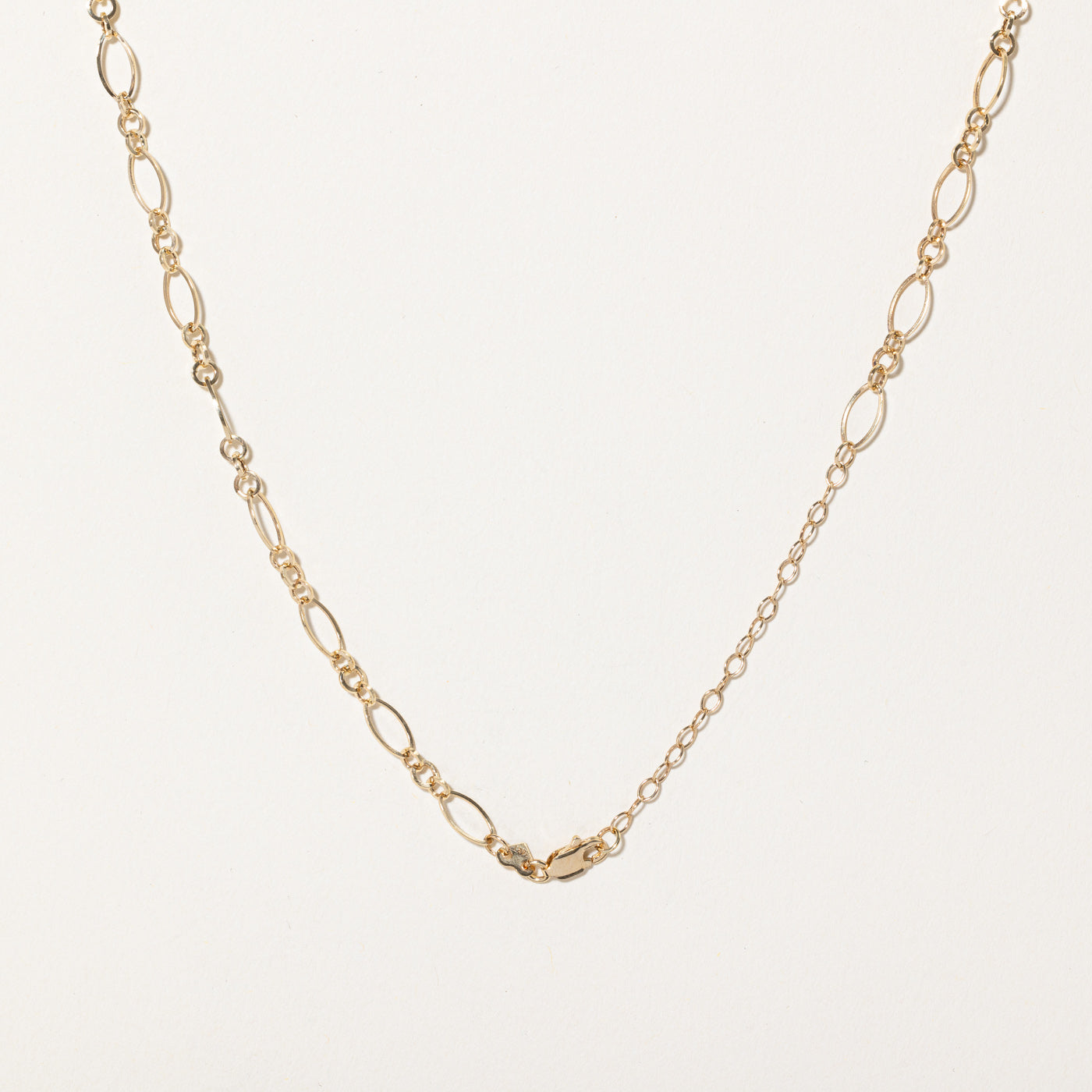 Collier en or jaune 14 carats | 45,7 cm |