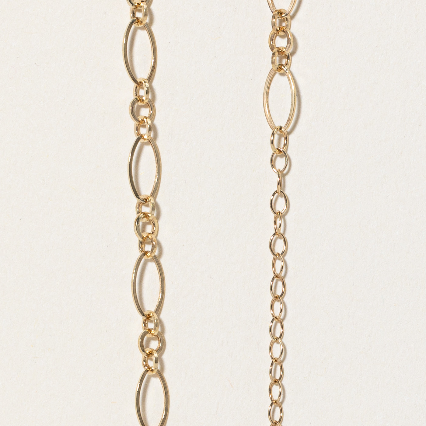 Collier en or jaune 14 carats | 45,7 cm |