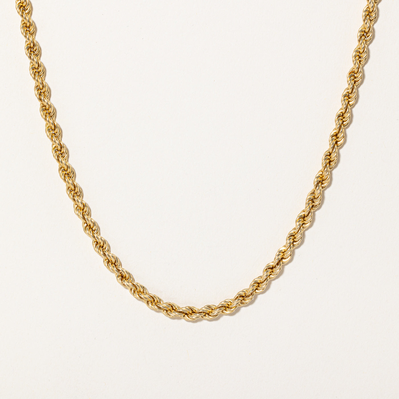 18k Yellow Gold Rope Chain | 18" |