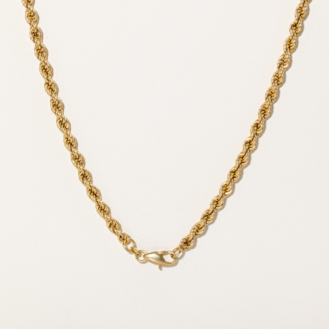 18k Yellow Gold Rope Chain | 18" |