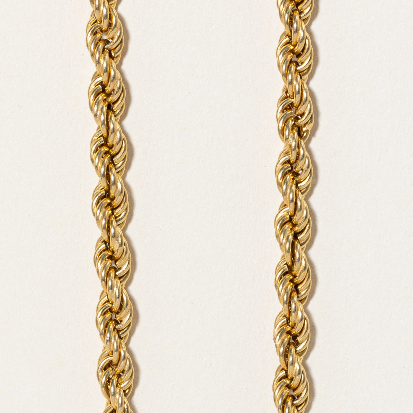 18k Yellow Gold Rope Chain | 18" |