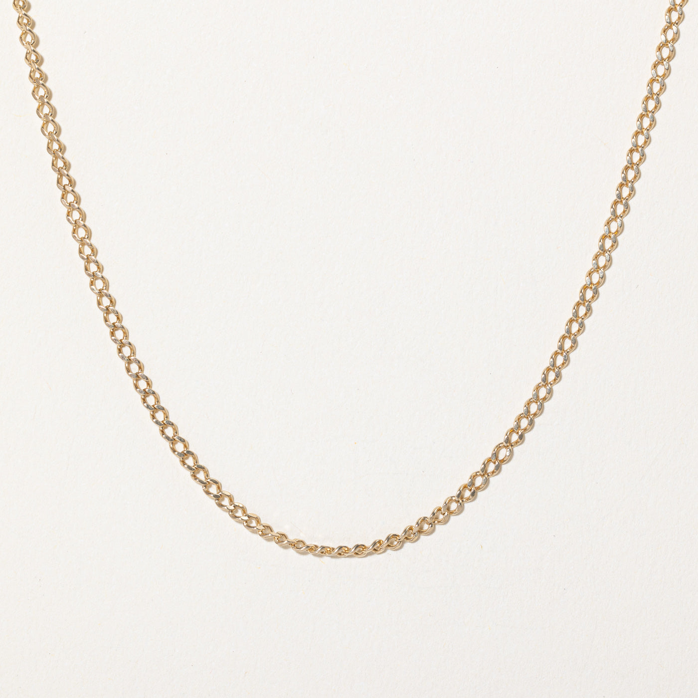 10k Yellow Gold Curb Chain | 24" |