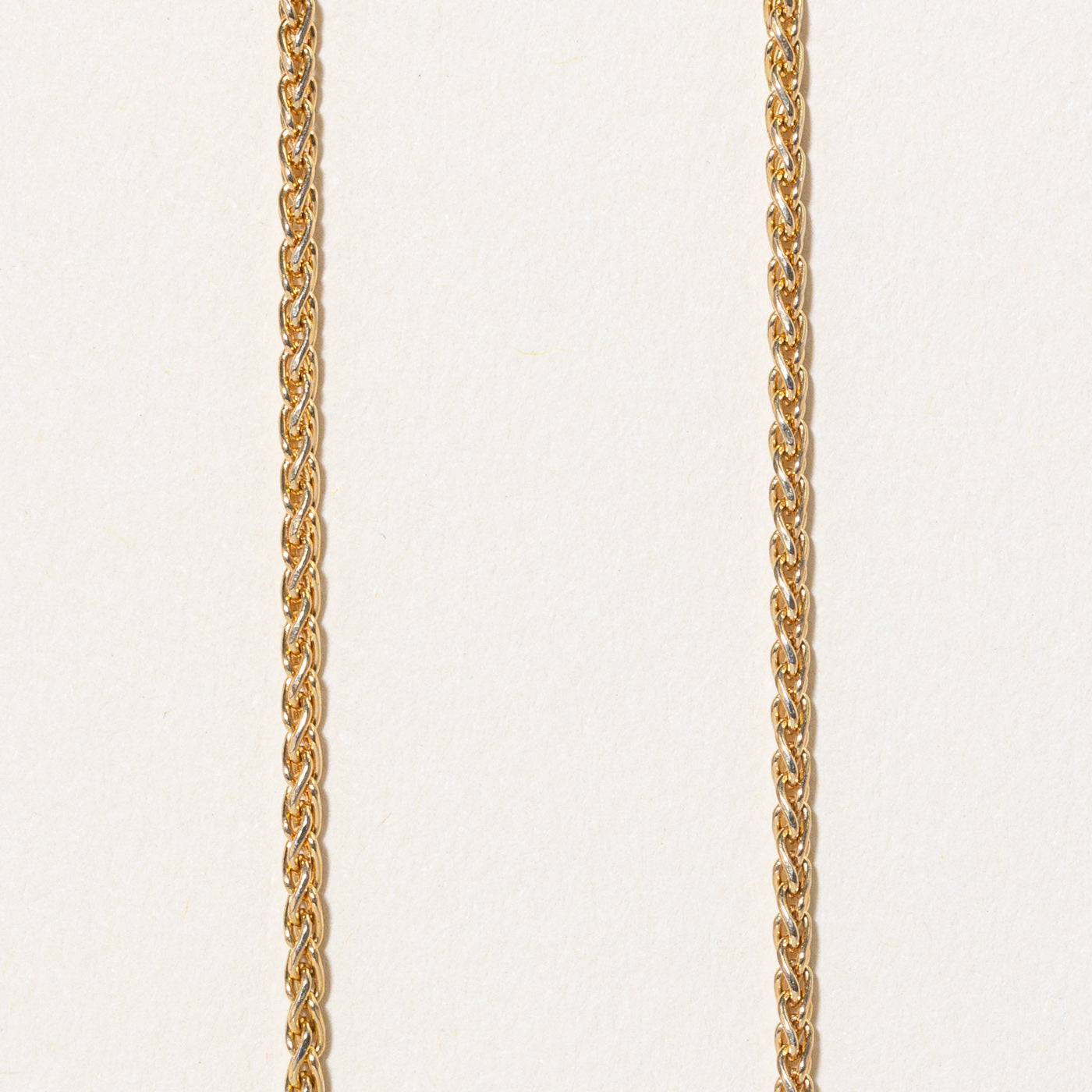 Chaîne blé en or jaune 10 carats | 18 pouces |