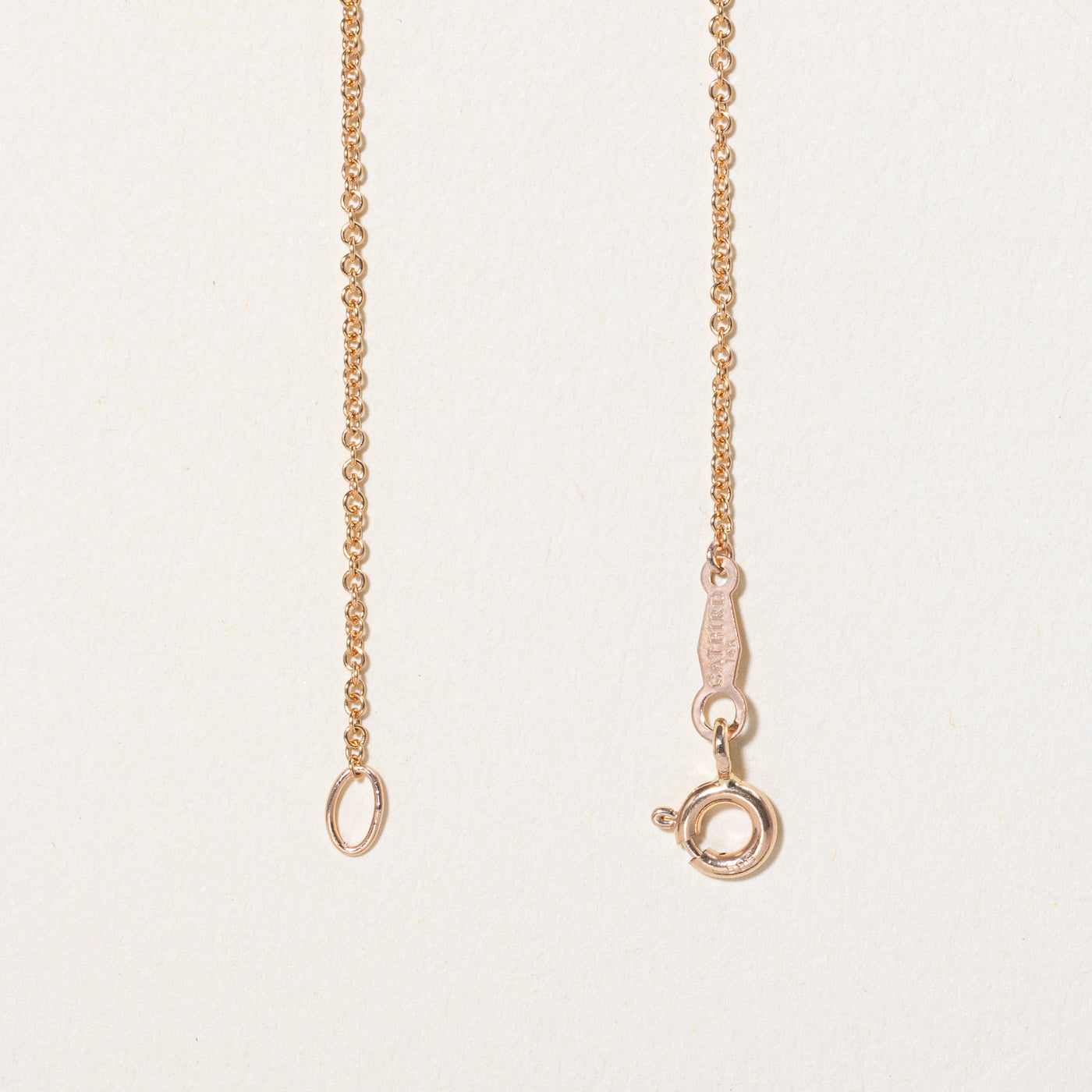 14k Rose Gold Rolo Link Chain | 18", 20" |