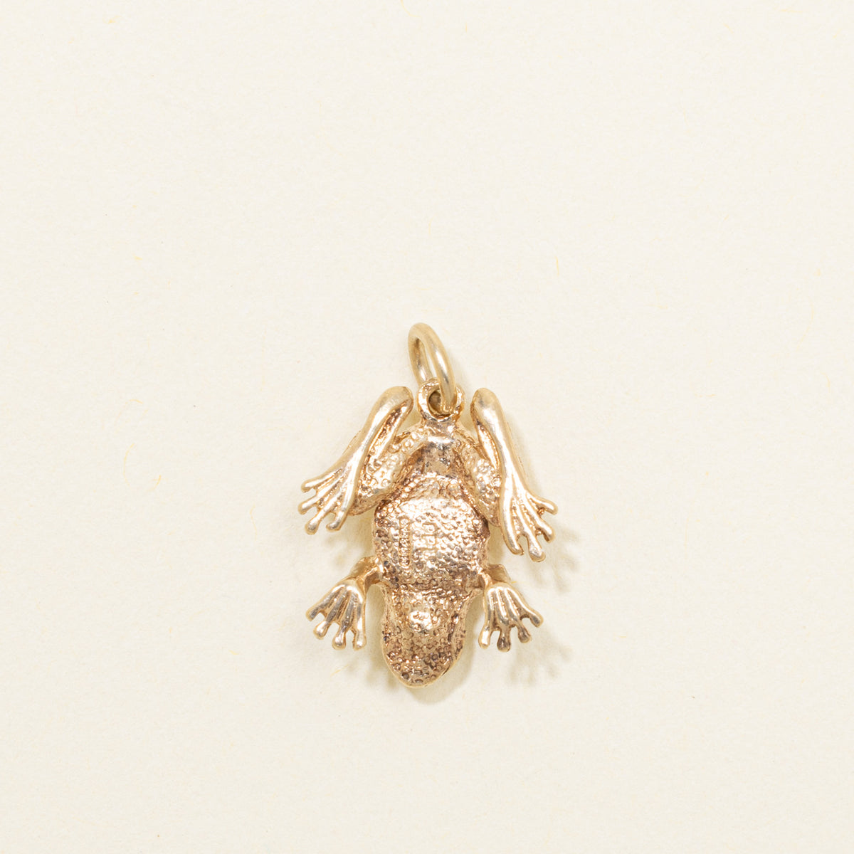1978 Sheffield 9k Textured Frog Charm