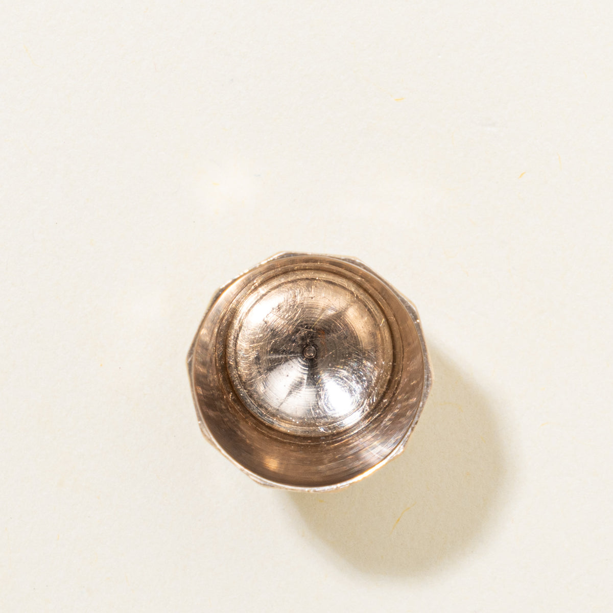 9k Yellow Gold Engraved Thimble