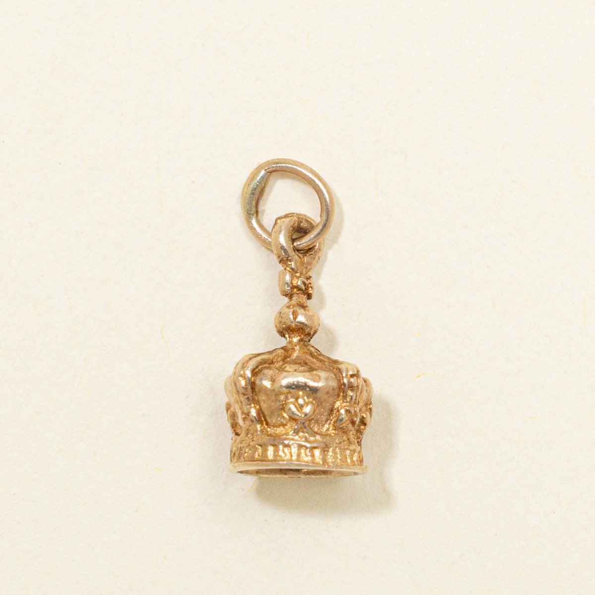1973 London 9k Ornate Crown Charm