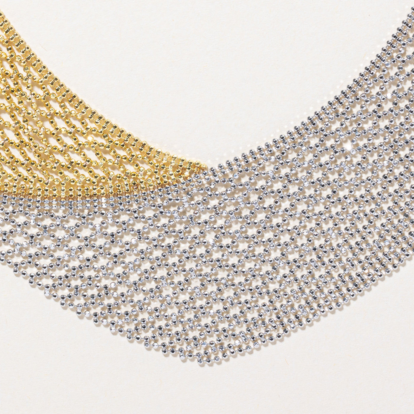 Collier Birks en maille bicolore or 18 carats | 16 pouces |