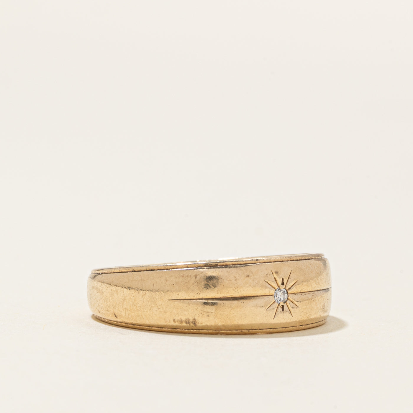 Star Set Diamond Band | SZ 9.25