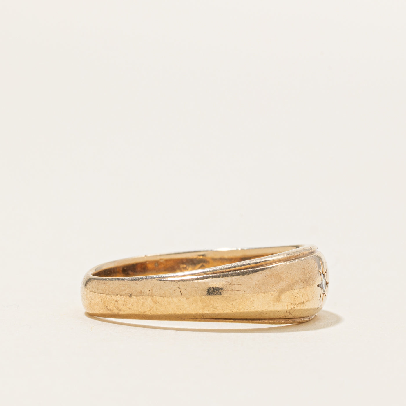 Star Set Diamond Band | SZ 8.5