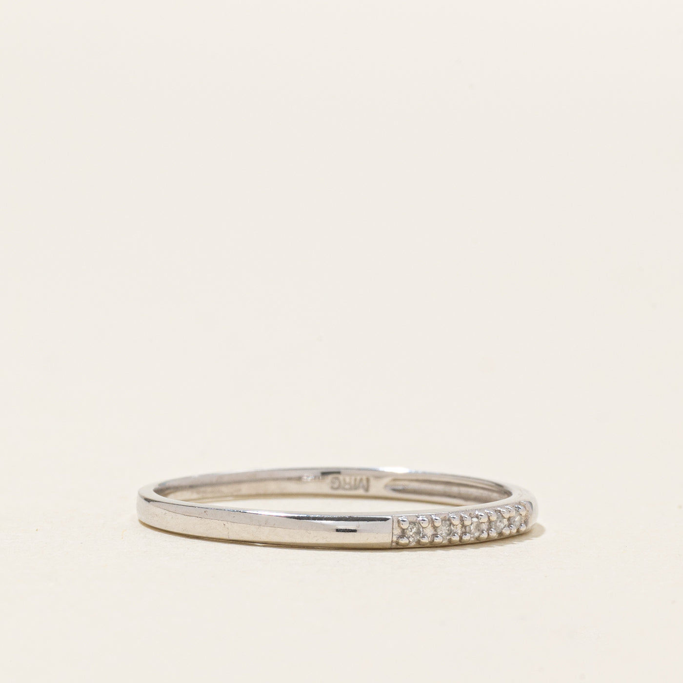Bague cinq diamants | Taille 8