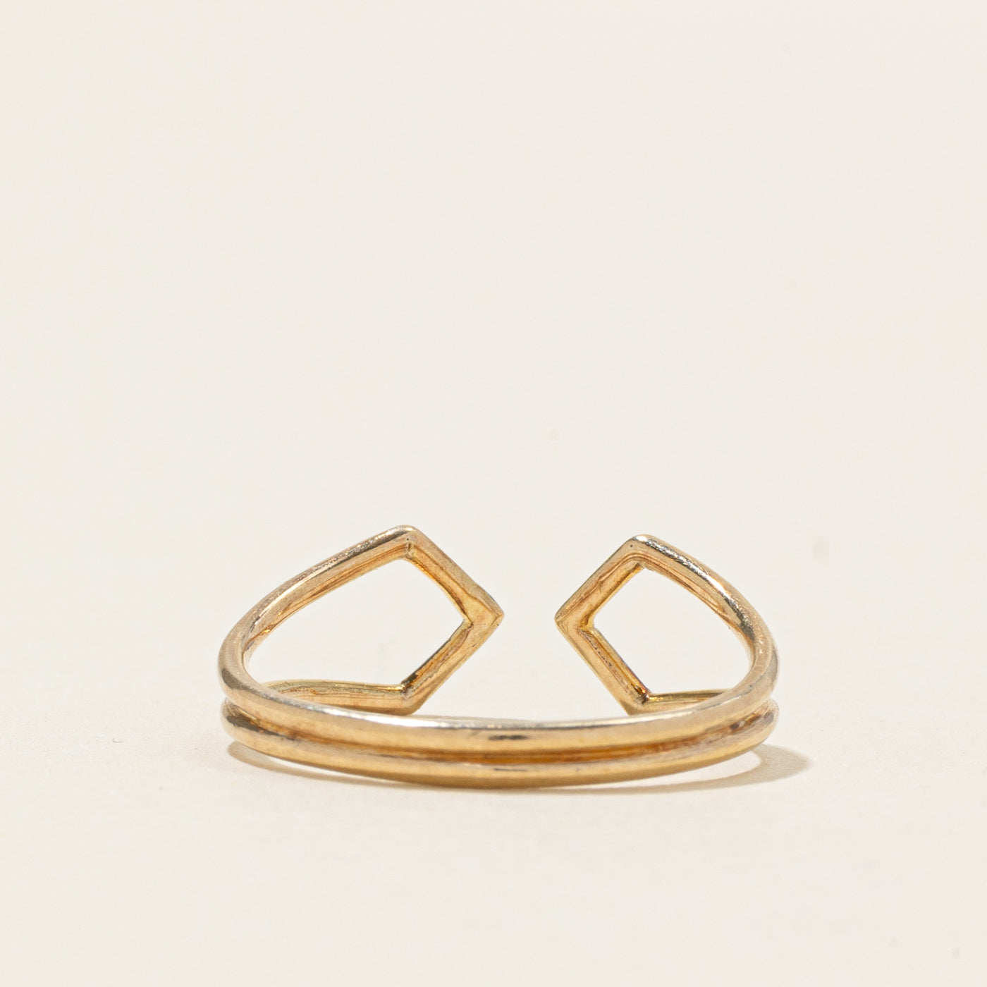 14k Yellow Gold Open Shank Ring | SZ 5.5