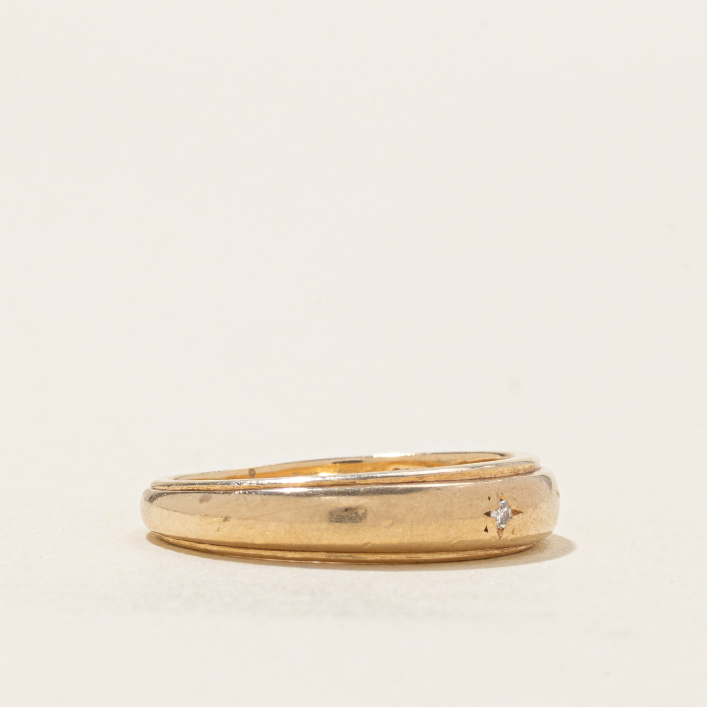 Star Set Diamond Band | SZ 4.25