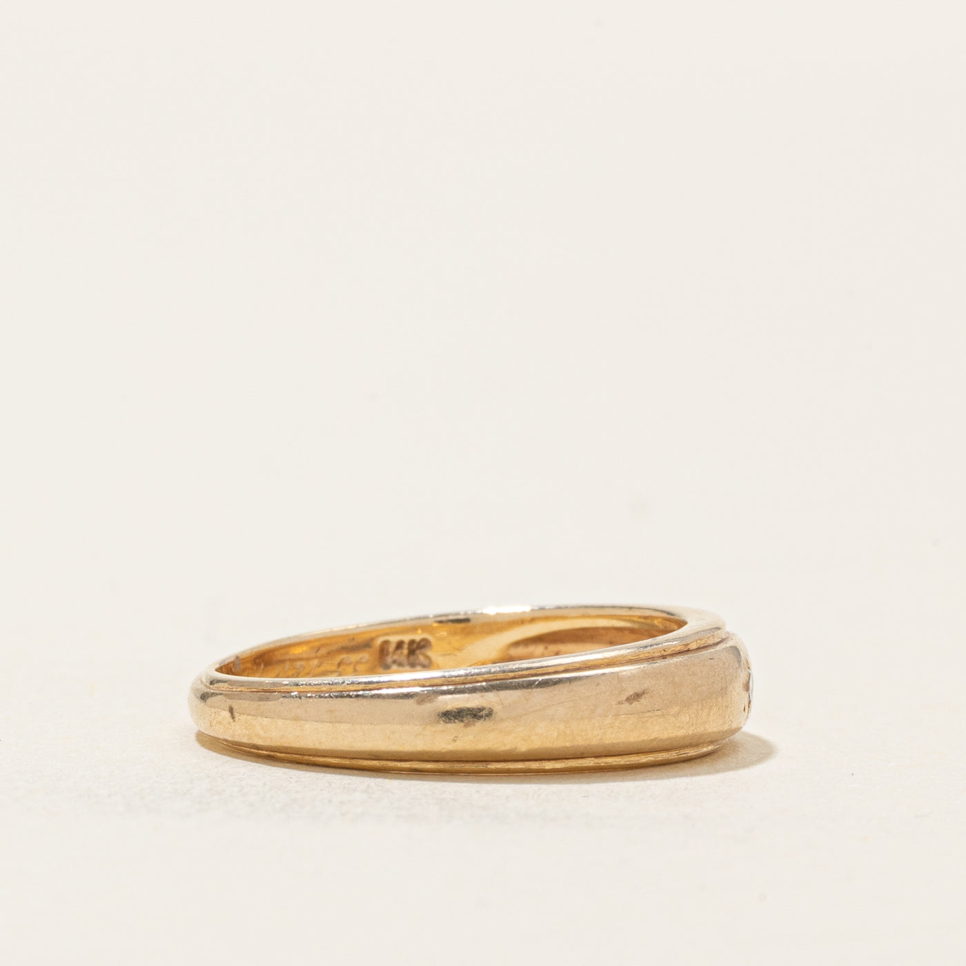 Star Set Diamond Band | SZ 4.25
