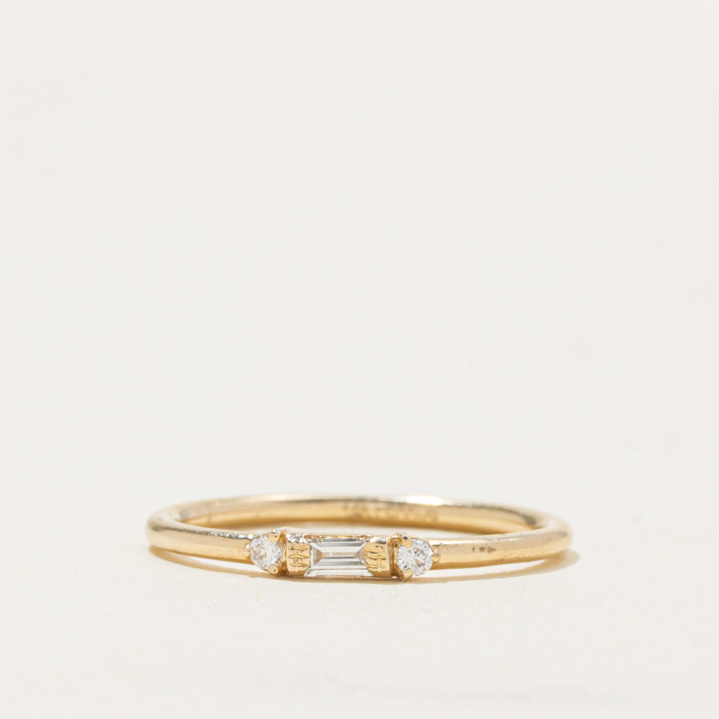 Three Stone Diamond Stacking Band | SZ 5