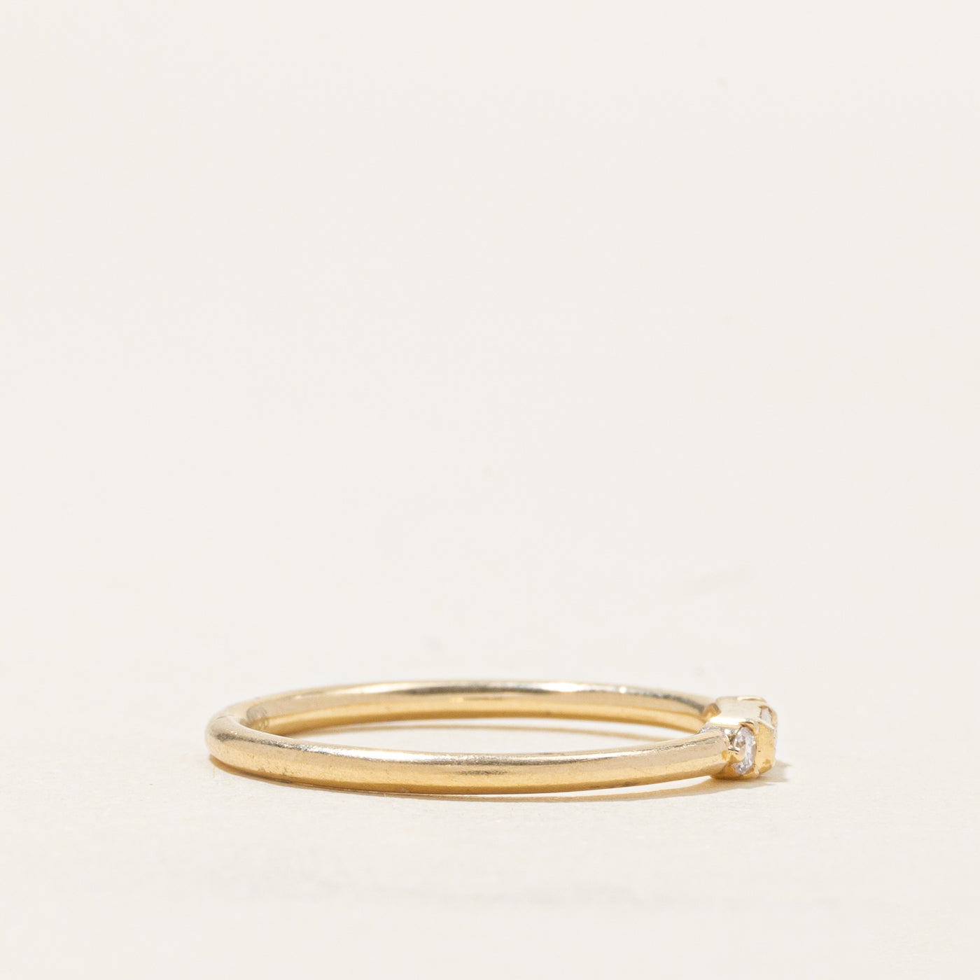 Three Stone Diamond Stacking Band | SZ 5