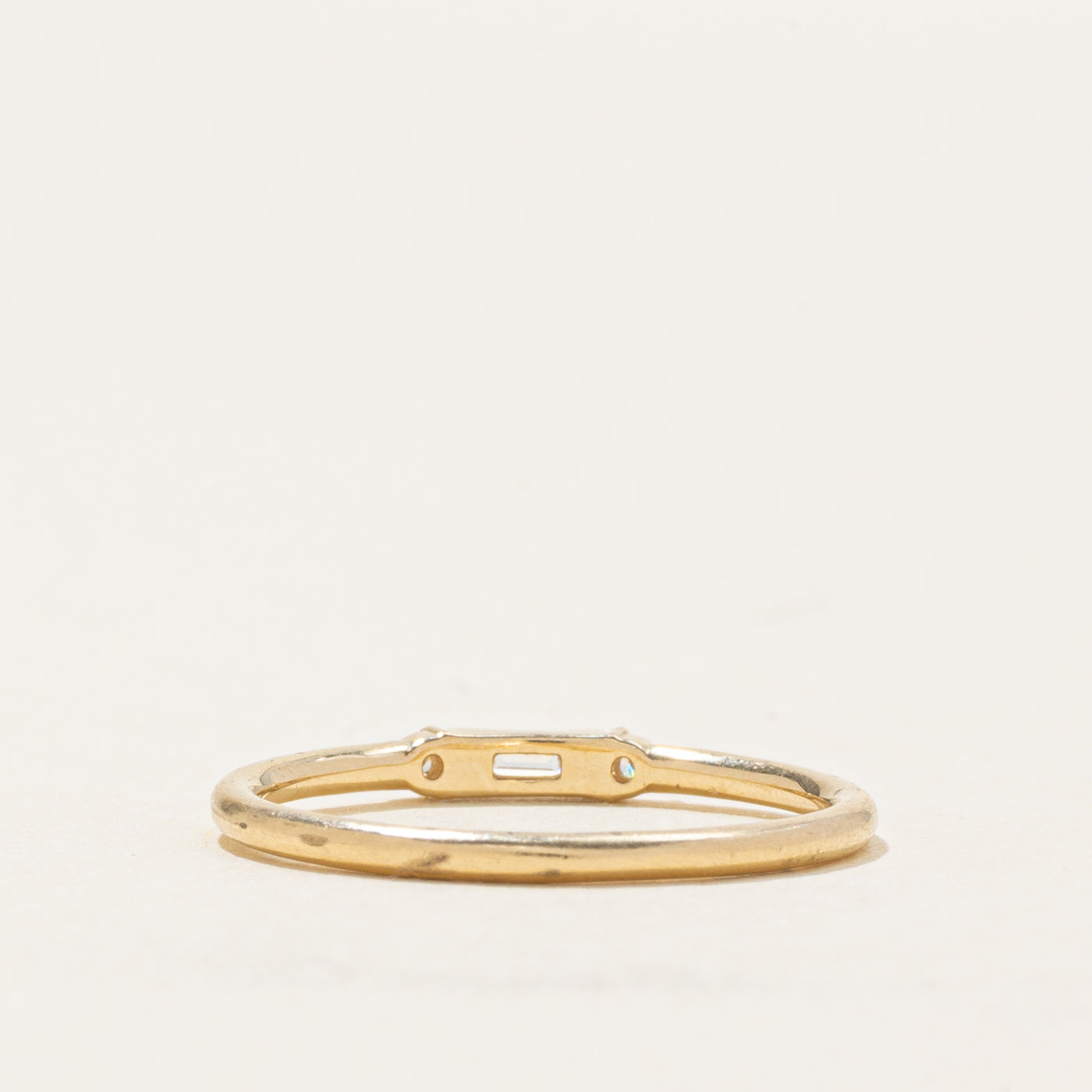 Three Stone Diamond Stacking Band | SZ 5