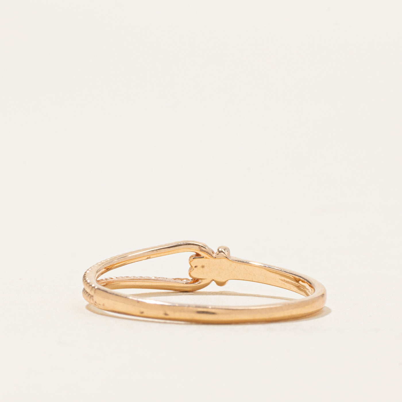 18k Yellow Gold Looped Ring | SZ 7.75