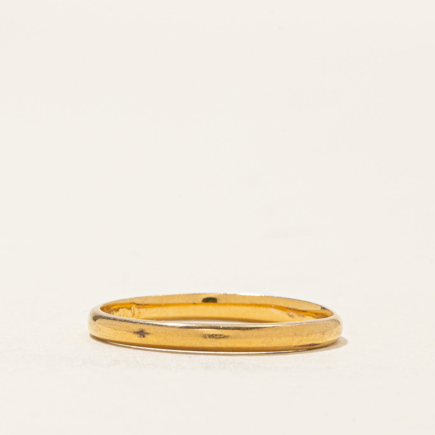Birmingham 22k Yellow Gold Band | SZ 6.25