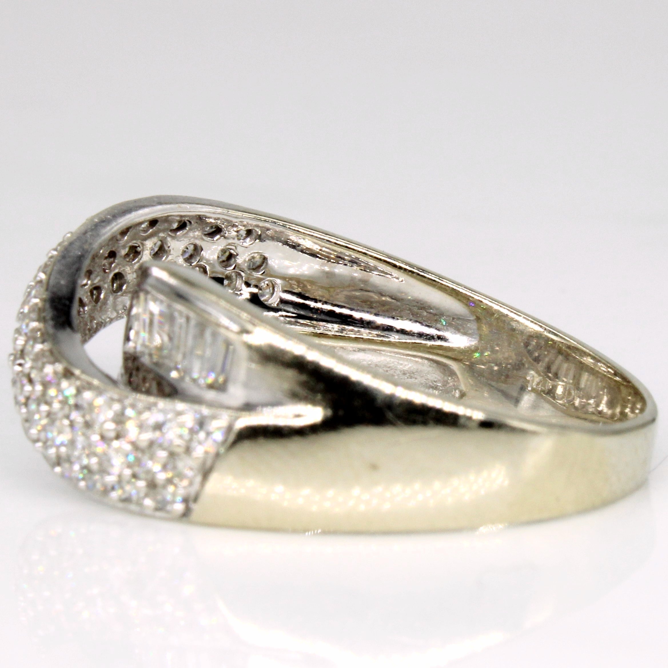 Diamond Cocktail Ring | 0.75ctw | SZ 8.5 |