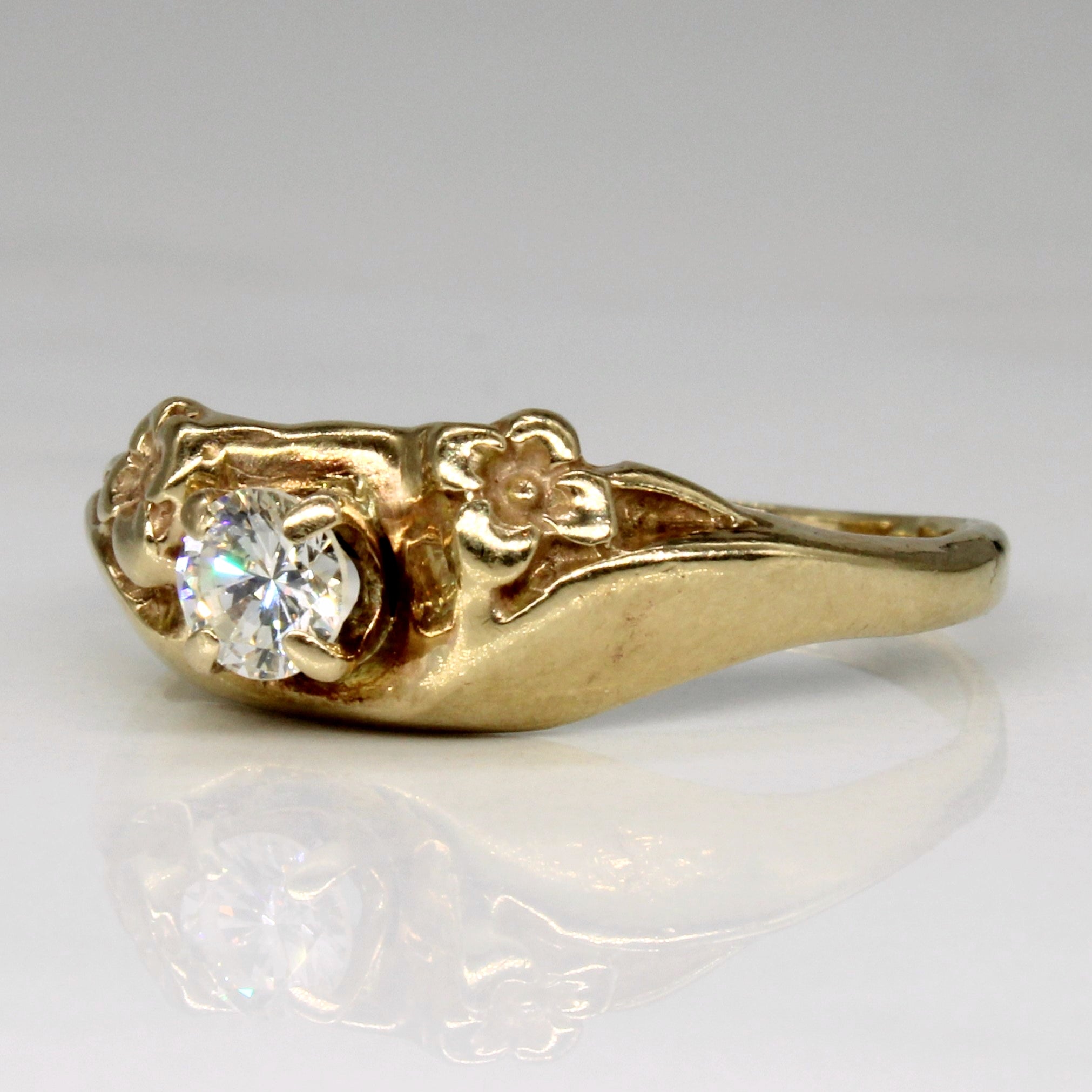Diamond Floral Ring | 0.25ct | SZ 8 |