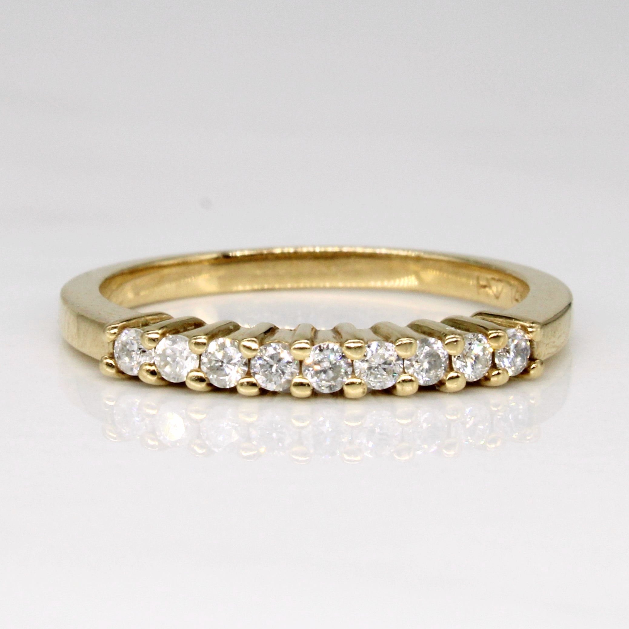 Diamond Semi Eternity Ring | 0.18ctw | SZ 6.5 |