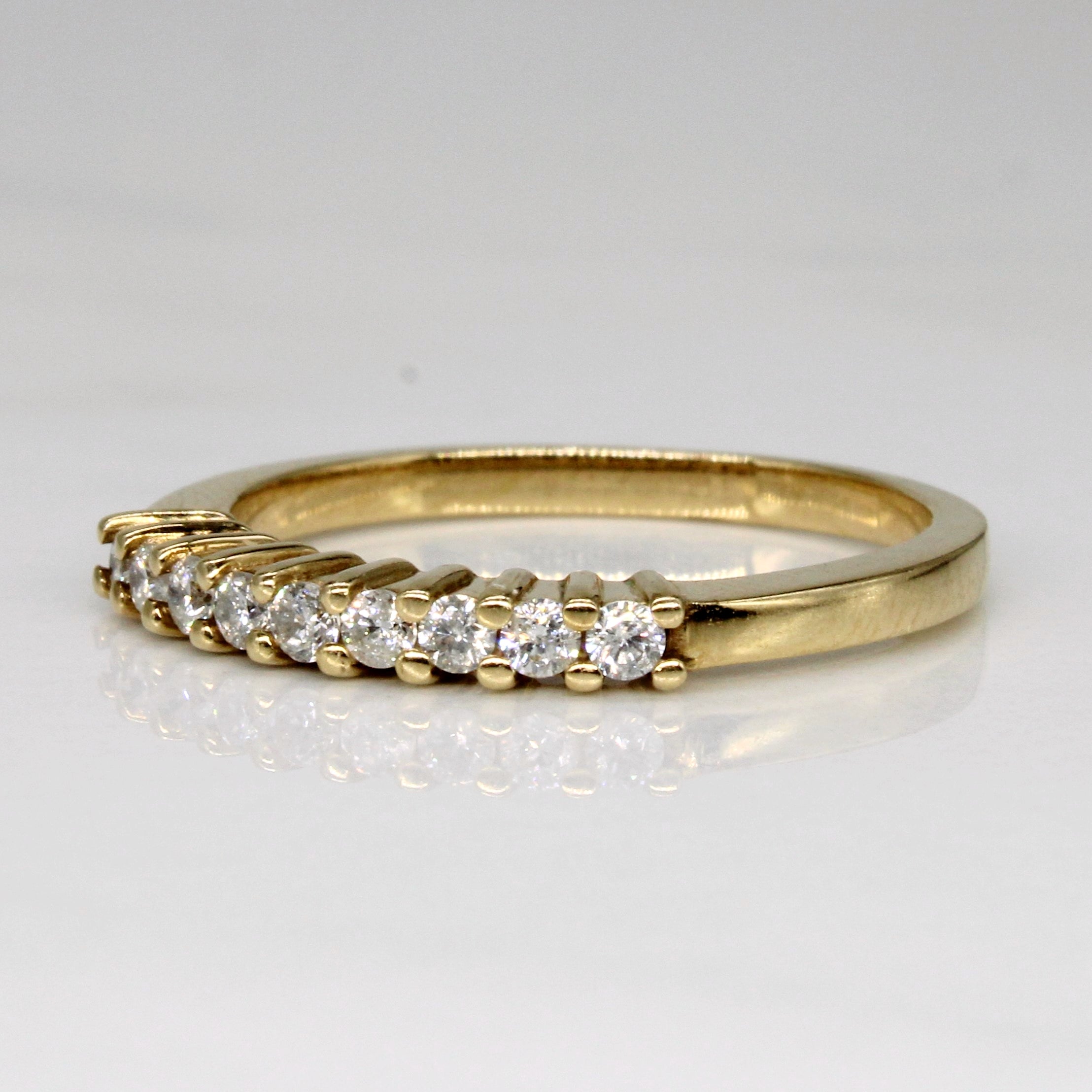 Diamond Semi Eternity Ring | 0.18ctw | SZ 6.5 |
