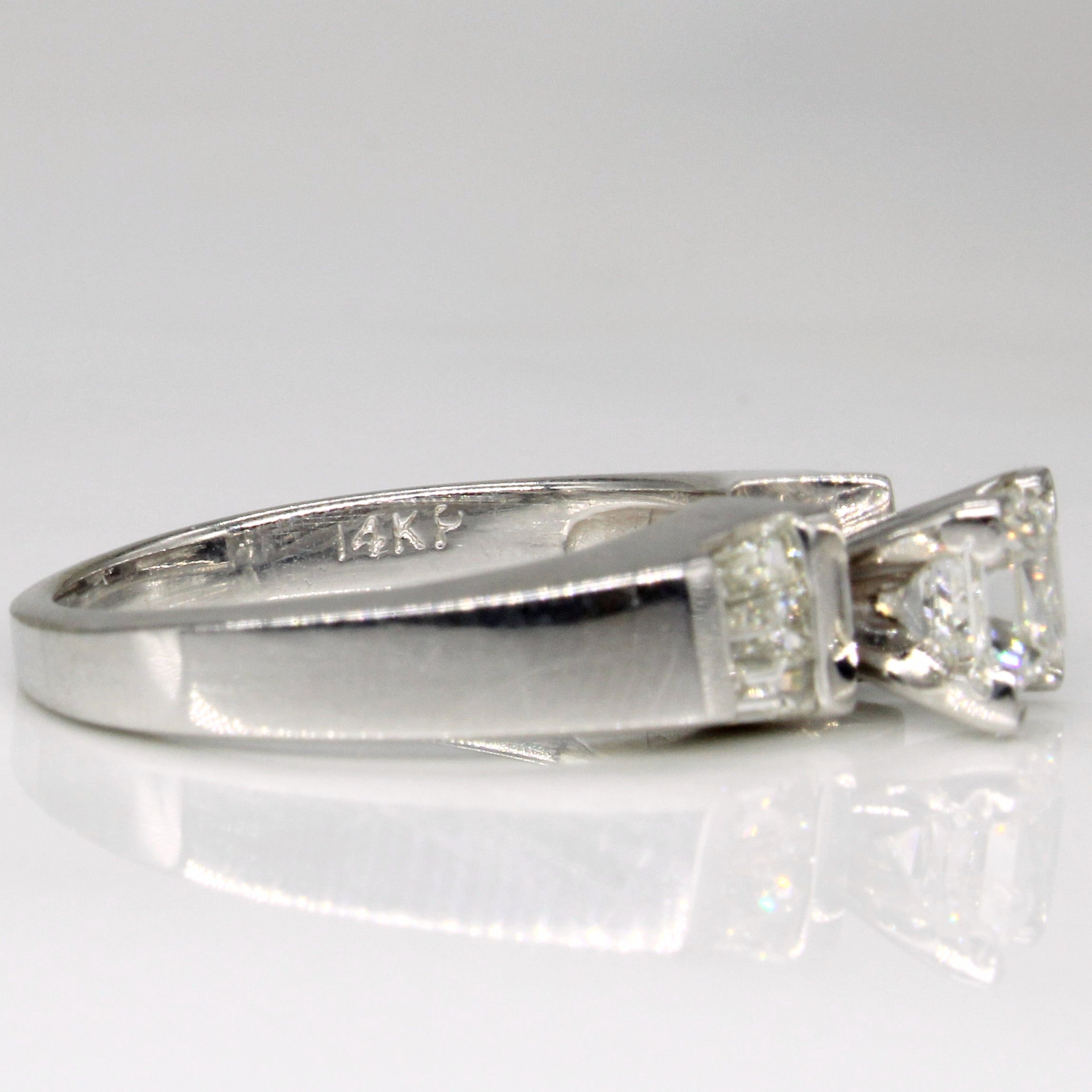 Princess Cut Diamond Engagement Ring | 1.11ctw | SZ 6.75 |