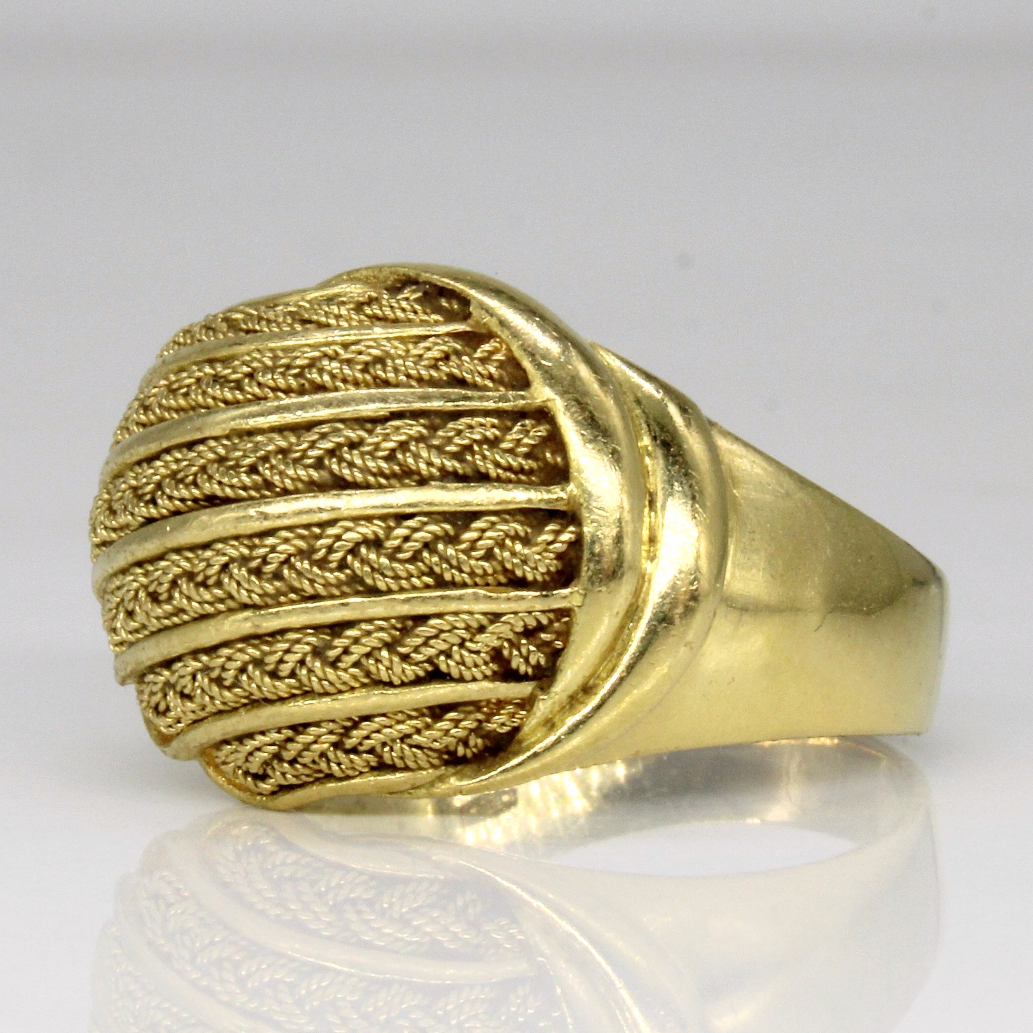 18k Yellow Gold Ring | SZ 11 |