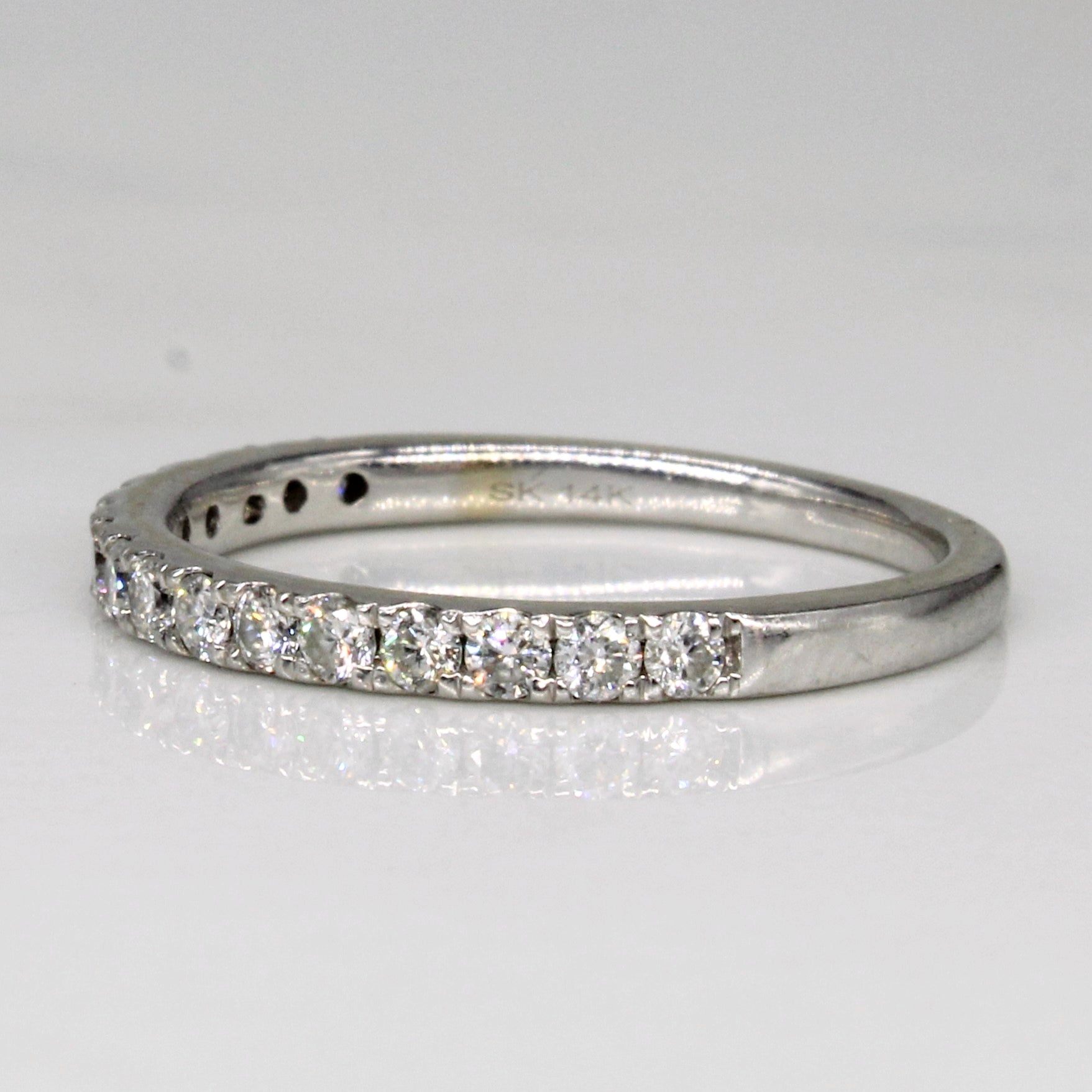 Alliance semi-éternité en diamants | 0,32 ct | Taille 4,5 |